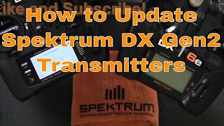 How to Register and Update your Spektrum Radio [upl. by Gualtiero]