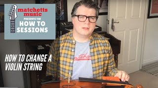 How to change a violin string [upl. by Gardell]