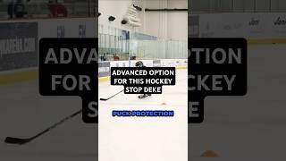 ADVANCED OPTION FOR THIS HOCKEY STOP DEKE hockeydevelopment hockeytraining [upl. by Pontone]