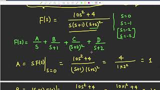 Example of Inverse Laplaces Transform for repeated poles using residual method [upl. by Rollecnahc226]