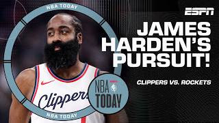 James Harden talks his pursuit of becoming second ALLTIME in career 3️⃣ pointers made 🙌  NBA Today [upl. by Garlaand]