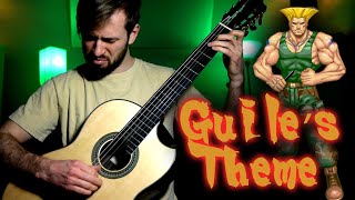 GUILES THEME on CLASSICAL GUITAR [upl. by Annehsat]