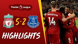 Liverpool 52 Everton  Fivestar Reds win Merseyside derby  Highlights [upl. by Kalli]