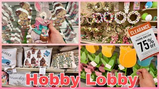 New HOBBY LOBBY HOT 2024 SPRING CLEARANCE and NEW SPRING DECORShop with me hobbylobby [upl. by Eirelam225]