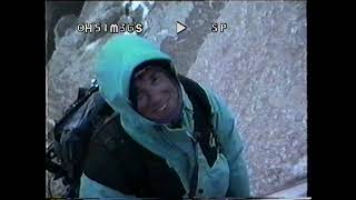 Climbing Aguja Poincenot Patagonia Jan 1996 Video by Charles French [upl. by Lathe]