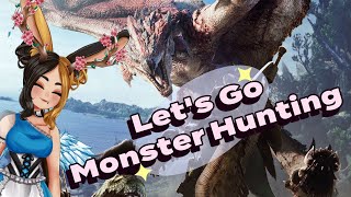 Vtuber Kharrma trying out Monster Hunter World Iceborne for the first time Part 4 [upl. by Dlnaod619]