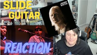 SLIDE GUITAR REACTION to Johnnie WinterMick JaggerLittle FeatBonnie RaittRobert Randolph [upl. by Aicnetroh995]