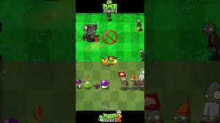 Pvz vs pvz 2  Doom Shroom Melon Pult Fume Shroom Team Vs Gargantuar zombie Team shorts [upl. by Wyn724]