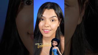 Tinkerbell Silvermist 💙 makeup tinkerbell silvermist makeuptransition makeuptransformation [upl. by Idnib4]