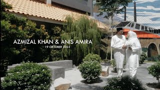 AZMIZAL KHAN amp ANIS AMIRA  SOLEMNIZATION  RECEPTION  MALAY WEDDING [upl. by Yuk77]