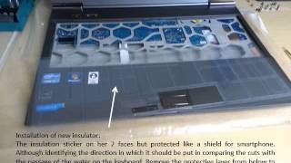 Disassembly keyboard Toshiba Portégé z930 [upl. by Torrell990]