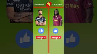 Virat Kohli vs Chris Gayle viratkohli chrisgayle cricket factsinhindi [upl. by Tarrah]