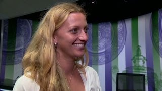 Kvitova describes perfect match [upl. by Ailati]