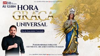 A HORA DA GRAÇA UNIVERSAL I Poderosíssimo Terço de São Miguel Arcanjo I Geraldinho Correia [upl. by Ettari]