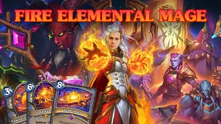 Hearthstone ITA  Fire Elemental Mage Nuovo Tier 1  La Grande Oscurità Sta Arrivando [upl. by Akeenat414]