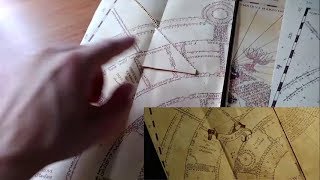 DIY Marauders Map v4 Comparison DIY vs Official vs Movie [upl. by Rafi]