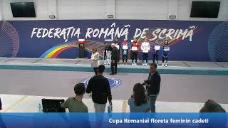 Cupa Romaniei floreta feminin cadeti zona 2 [upl. by Airtemad]