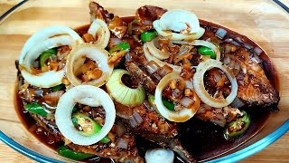 Fish Steak  Bistek na Isda  How to Cook [upl. by Petronilla]