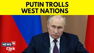 Vladimir Putins Speech Amid Ukraines Struggle To Get US Funds  Putin News  News18  N18V [upl. by Bergstein]