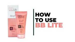 HOW TO USE  BB LITE CREAM  ALL IN 1 CREAM [upl. by Behah936]