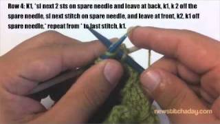 How to Knit The Smock Stitch [upl. by Nannoc]