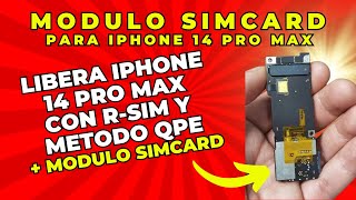 Convierte IPhone 14 Pro Max de eSIM a SIM CARD  liberación con el método QPE 100 estable de señal [upl. by Ellohcin]