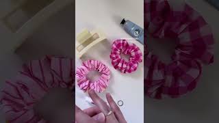 Cute Scrunchie Sewing Tutorial [upl. by Aikehs]