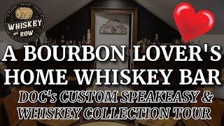 Best Home Whiskey Bar Setup PLUS whiskey Collection Tour [upl. by Nywg475]