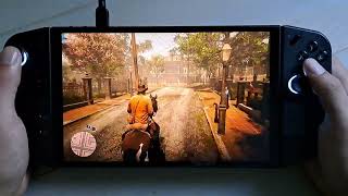 Red Dead Redemption 2  Saint Denis Location  ROG Ally vs Legion GO  FSR 20 [upl. by Ahseik]