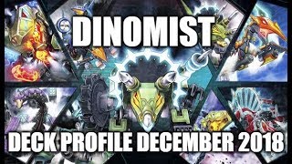 DINOMIST DECK PROFILE DECEMBER 2018 YUGIOH [upl. by Cavanaugh710]