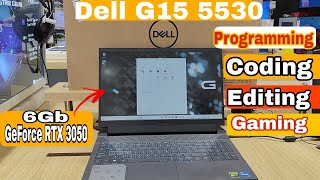 Dell G15 5530 gaming laptop intel i513450HX  Dell g15 5530 13thGen Dell g15 5530 Review Kannada [upl. by Buller580]