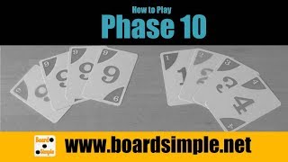 How to Play  Phase 10 [upl. by Enyal]