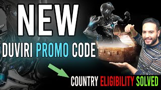 Warframe New Duviri Promo Code Eos Armos Set amp More Country Elgibility SOLVED [upl. by Midis]