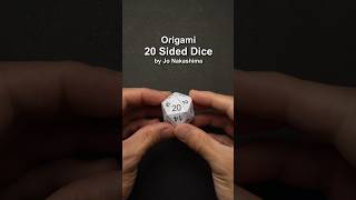 Origami 20 Sided Dice shorts [upl. by Nivanod820]