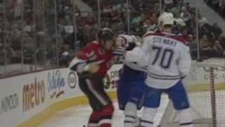 Eric Neilson vs Matt Carkner Sep 19 2009 [upl. by Ergener]