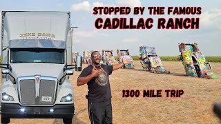 Stopped By The Famous Cadillac Ranch 1300 Mile Trip [upl. by Marlette]