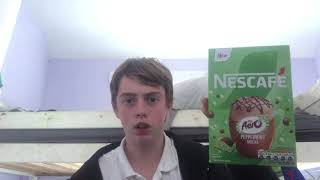 Coffee review trying nescafe aero peppermint mocha [upl. by Yks]