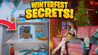 Fortnite WINTERFEST SECRETS within the Lodge 2022 [upl. by Shayna]