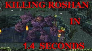 DOTA 1  How To KILL ROSHAN 1v1 in 14 Seconds [upl. by Dearborn]