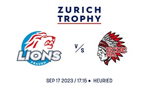 Zurich Trophy Game 10 ZSC Lions vs Memmingen [upl. by Tinya]