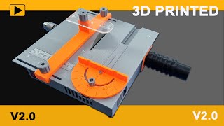 Making a Very Useful Mini Table Saw V20 [upl. by Yntirb]