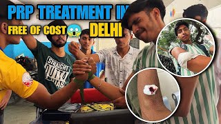 FREE OF COST PRP IN DELHI 😱🤯😱armwrestling gym prp physiotherapy [upl. by Limaa]