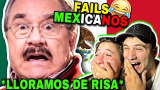 🇪🇸 REACCIÓN a FAILS MEXICANOS 🇲🇽😂 Mrdedreviil lloramos de risa [upl. by Coral]