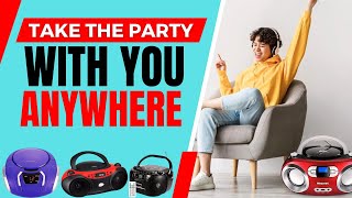 Best Boomboxes for Powerful Sound on the Go [upl. by Naneek]