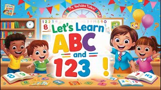 Lets Learn ABCs and 123s  Fun Educational Video for Kids nurseryrhymes kidslearning [upl. by Shirl465]