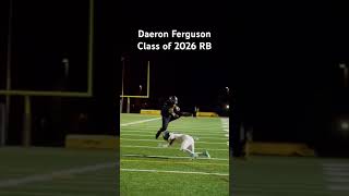 Daeron Ferguson Class of 2026 RB This Man is Special ‼️fergulit via thruthelensofe IG [upl. by Katya]