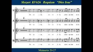 Mozart  KV626  Requiem  3  Dies Irae  Soprano [upl. by Sirap]