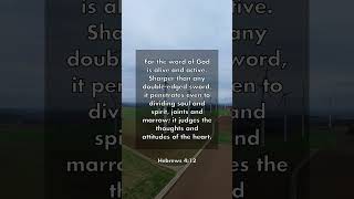 Bible verse  Hebrews 412 bibleverse wordofgod [upl. by Enovahs]