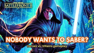 Nobody wants to saber  Star Wars Battlefront 2  HvV gameplay [upl. by Rosemare]