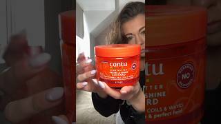 Curly Hair Routine with Cantu 🧡 springonshorts cantubeauty curlygirls wavyhair hairroutine [upl. by Webb]